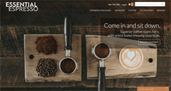 Desktop Screenshot of essentialespresso.com